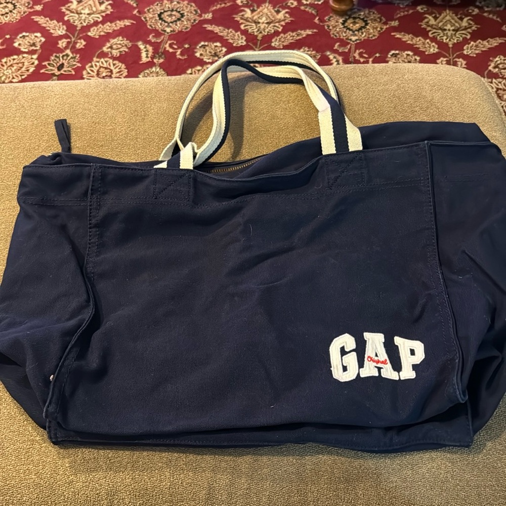 Gap Original Canvas Tote Carry All Duffel Travel Overnight Bag (NH)